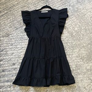 Abercrombie & Fitch Black Top with Logo Tag